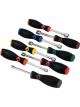 Performance Tool Nut Drivers SAE 8pcs Steel Chrome Plastic Handles Set