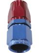 Aeroflow 200 / 570 PTFE Straight Hose End -8AN Blue/Red