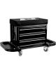 Performance Tool Creeper Seat Tool Box 350lbs. Capacity 3 Drawers