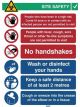 Brady Custom COVID-19 Poly Site Safety Sign 600x450mm