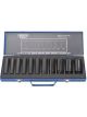 Draper Tools 1/2 Square Drive Hi-Torq Metric Hexagon Deep Sockets 11pcs