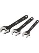 Draper Tools Adjustable Wrench Set 3pcs