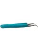 D-Tech Economy Precision Tweezers 115mm Curved Tips Ergo Handle