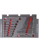 GearWrench Metric SAE Ratcheting Wrench Eva Tray 24pcs