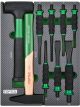 Toptul 9pcs Hammer, Punch & Chisel Set (Modular Insert Tray System)