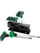 Toptul 8pcs L-Type Ball Point & Hex Key Set Metric