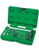 Toptul 10pcs Pro-Series Ratchet Combination Spanner Set