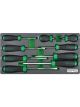 Toptul 9pcs Screwdriver Set Modular Insert Tray System