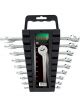Toptul 9pcs 15 Offset Hi-Performance Combination Spanner Set Metric