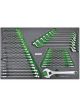 Toptul 36pcs Combination Double Open End & Double Ring Wrench Set