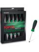 Toptul 11pcs Slotted & Phillips Super-Grip Screwdriver Set