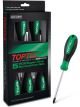 Toptul 5pcs Slotted & Phillips Super-Grip Screwdriver Set