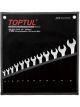 Toptul 12pcs 15 Offset Combination Spanner Set Metric