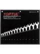 Toptul 14pcs 15 Offset Super-Torque Dynamic Combination Spanner Set