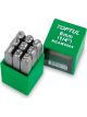 Toptul Number Punch Set 5mm 7.93x61mm 9pcs