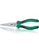 Toptul Long Nose Pliers Half Round Jaws Serrated 6