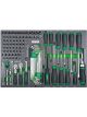 Toptul 114pcs 1/4