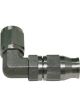 Aeroflow 90 Degree Stainless Steel Hose End -3AN to -3 PTFE Hose