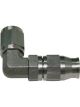 Aeroflow 90 Degree Stainless Steel Hose End -4AN to -3 PTFE Hose