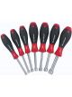 Wiha 7 Pieces Metric Soft Finish Nut Driver Hollow Shaft Set