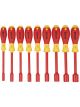 Wiha 9 Pieces Insulated Nut Driver SAE Set