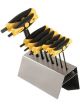 Wiha 8 Pieces SoftGrip Hex SAE T-handle Rack Set