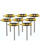 Wiha 8 Pieces SoftGrip Hex SAE T-handle Set
