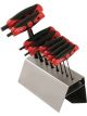 Wiha 8 Pieces SoftGrip Metric T-handle Rack Set