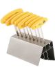 Wiha 8 Pieces Hex SAE T-handle Rack Set