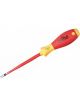 Wiha 4.5mm x 125mm Insulated Slimline Slotted Screwdriver