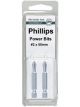 Wiha Phillips Power Bit #00 x 50mm 2 Pack