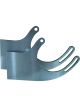 Vintage Air Air Conditioning Bracket U-Weld Fabricator Steel Natural S