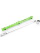 OEM Tools 1/2 Inch Steel Drive Lug Nut Wrench - Chrome/Green
