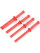 OEM Tools 4-Piece Plastic Gasket Scraper Set - Red