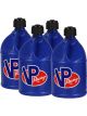 VP Racing Motorsports Fuel Container Jug 20L Round Blue Pack of 4