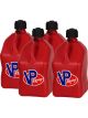 VP Racing Motorsports Fuel Container Jug 20L Square Red Pack of 4