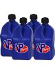 VP Racing Motorsports Fuel Container Jug 20L Square Blue Pack of 4