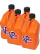 VP Racing Motorsports Fuel Container Jug 20L Square Orange Pack of 4