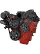 CVF Racing Black Diamond Serpentine Kit For Chevy LS Engine