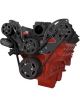 CVF Racing Black Diamond Serpentine Kit For Chevy LS Engine