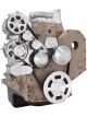 CVF Racing Serpentine System For Cummins Diesel AC & Alternator