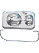 AC Delco Master Cylinder Cover Steel Chrome Single Bail Rectangular