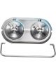 AC Delco Master Cylinder Cover Steel Chrome Single Bail Round Ends