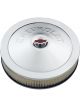 AC Delco Air Filter Assembly 14 Inches Diameter Round Steel Chrome