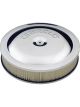 AC Delco Air Filter Assembly 14 Inches Diameter Round Steel Chrome