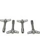 AC Delco Valve Cover Wing Bolts Chrome 1/4 in.-20 4.25 in. Long