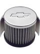 AC Delco Valve Cover Breather Push-On Rectangular Steel Chrome