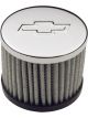 AC Delco Valve Cover Breather Push-On Rectangular Steel Chrome