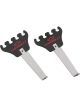 AC Delco Ignition Wire Loom/Separator Steel/Nylon Chrome/Black