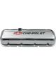 AC Delco Valve Covers Tall Steel Chrome Chevrolet Logo